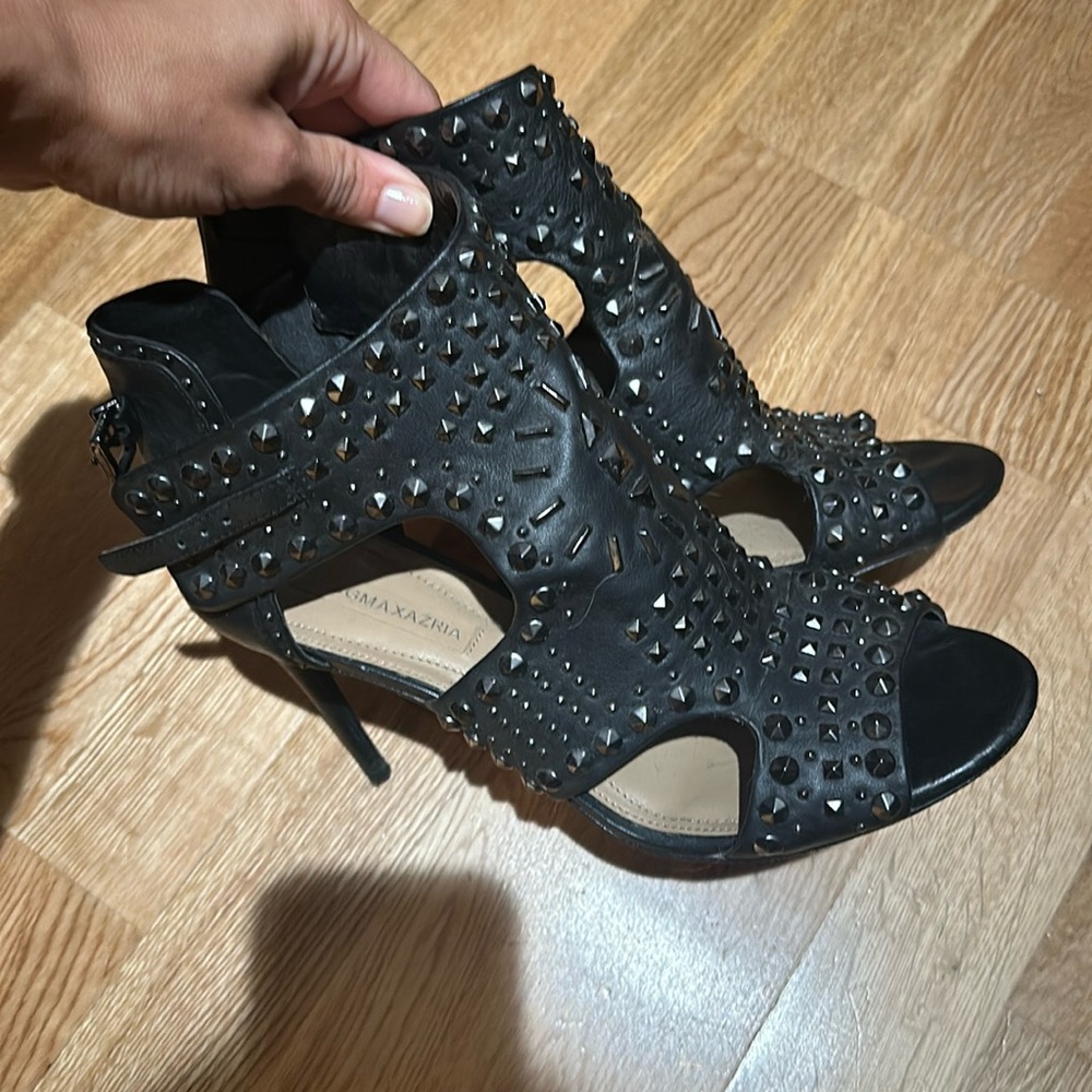 BCBG studded stilettos